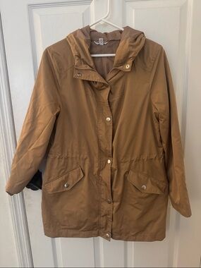 Time & Tru women's lightweight anorak rain jacket M